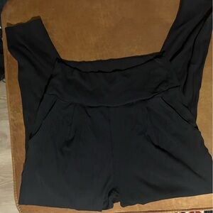 Vuori ribbed stretchy black pants